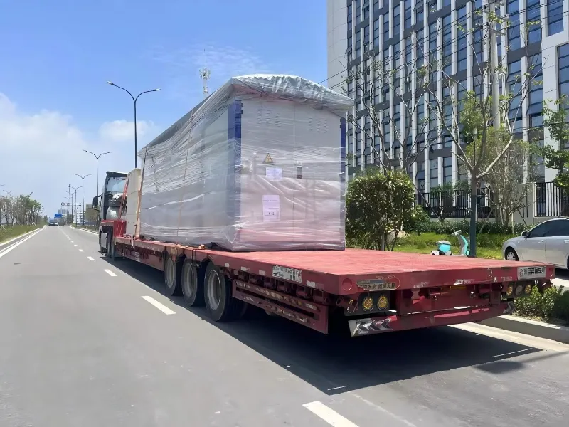 Compacte verzending van onderstations naar Georgië voor lokale industriële energieprojecten